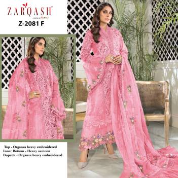Maria B Heritage By Zarqash Designer Organza Salwar Kameez Collection